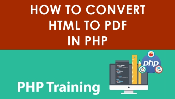 How To Convert Html To Pdf In Php Tutorial Trycatch Classes